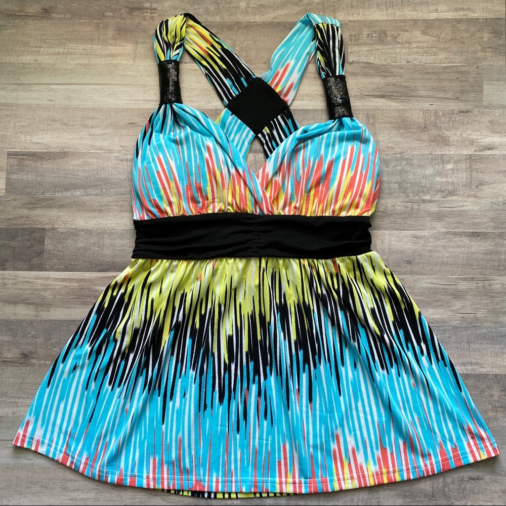 Candies Racerback Top w/ Sequins - Size Medium